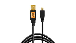 TetherPro USB 2.0 to Mini-B 5-Pin, 15 (4.6m), Black