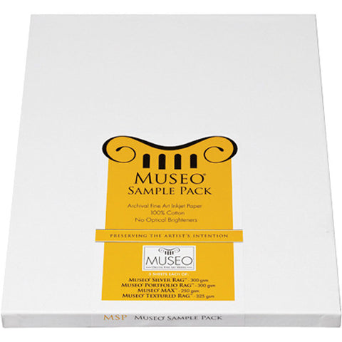 Museo Fine Art Sample Pack (8.5 x 11", 12 Sheets)