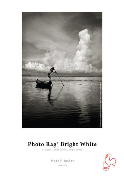 Hahnemuhle - Photo Rag® Bright White 310 gsm, 24"x39 1 Roll, 3" core