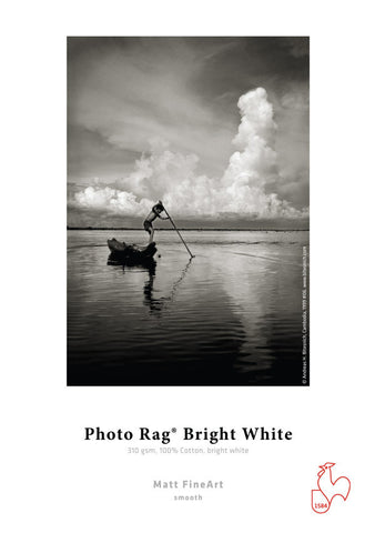 Hahnemuhle - Photo Rag® Bright White 310 gsm, 35"x46.75", 25 sheets