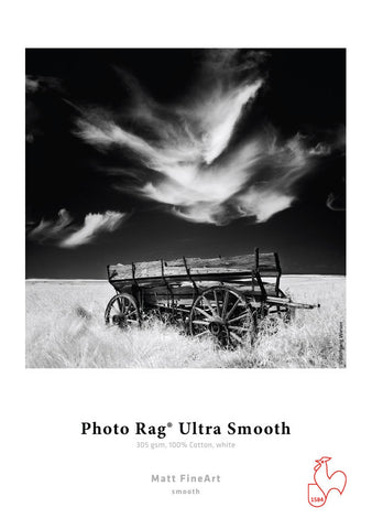 Hahnemuhle - Photo Rag® Ultra Smooth 305 gsm, 17"x39 Roll, 3" core (Special Order)